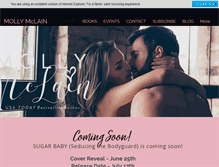 Tablet Screenshot of mollymclain.com